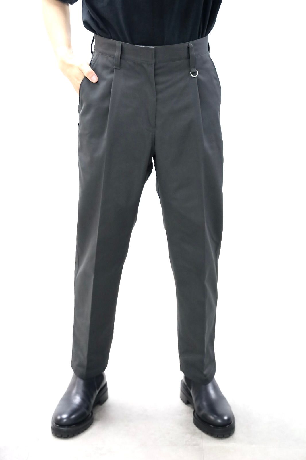 Yohji Yamamoto × NEIGHBORHOOD タックワークパンツ(HK-P95-901-2S26)GRAY☆12月5日(金)発売！