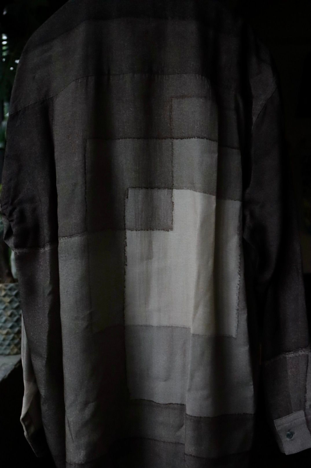 ヨーク23AW PRINTED REGULAR COLLAR SHIRT (YK23FW0558SH) CHARCOAL★7月8日(土)発売！