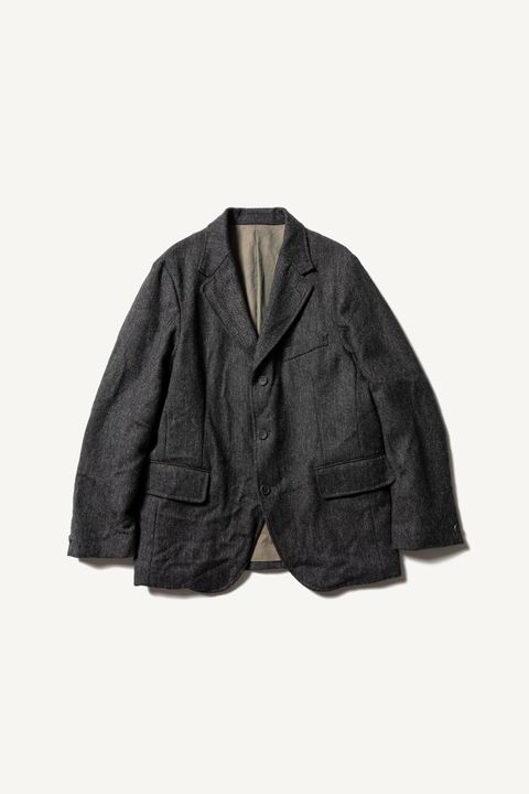アプレッセ22FW Tweed Tailored Jacket(22AAP-01-16H)CHARCOAL