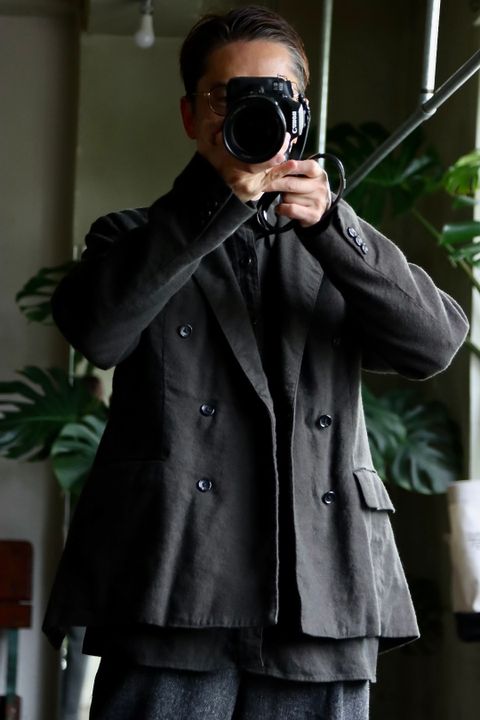 アプレッセ22FW Double Breasted Jacketスタイル.2022.9.26.