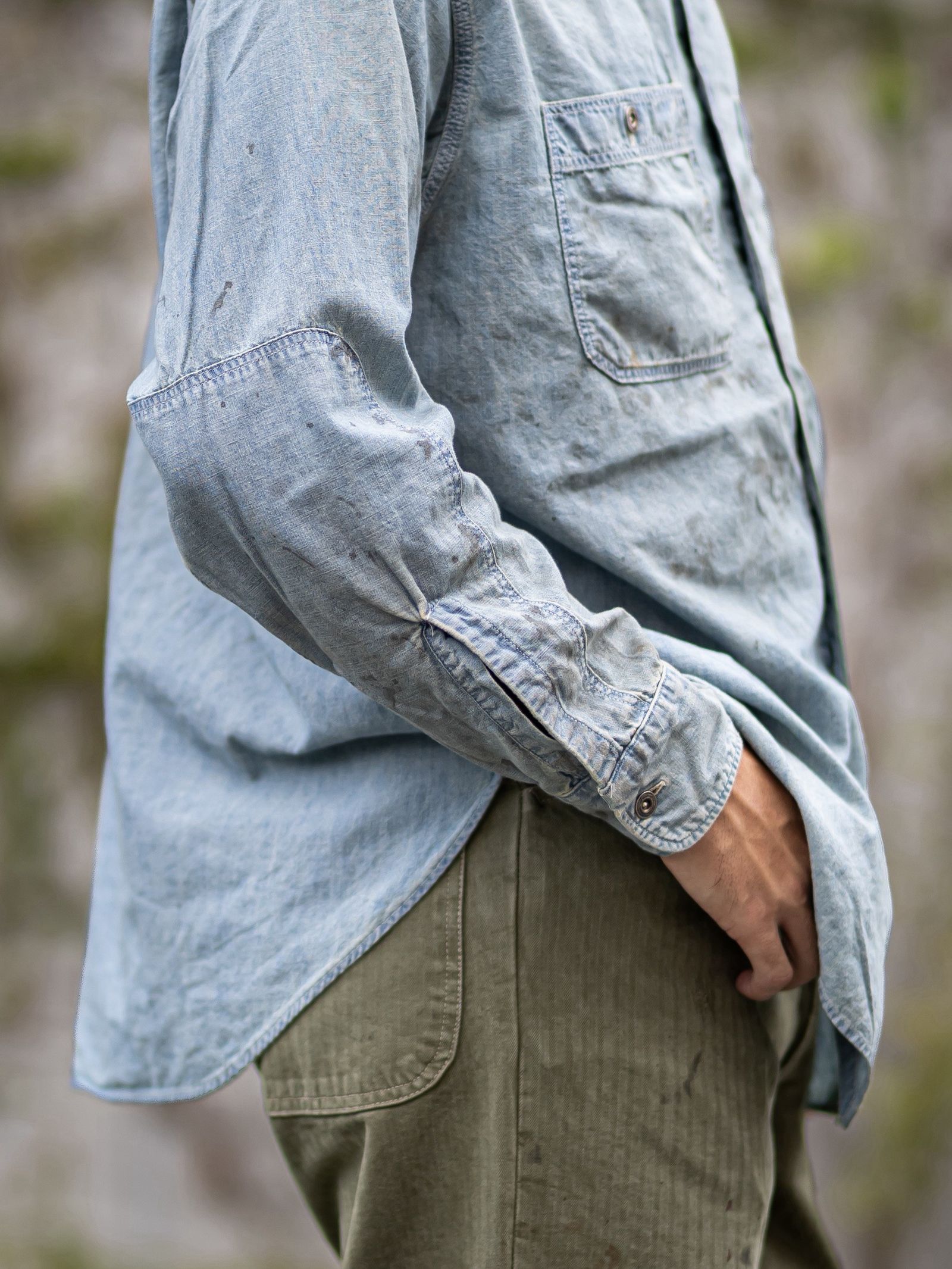BOWWOW METAL BUTTON CHAMBRAY SHIRT9月26日(土)新作発売！