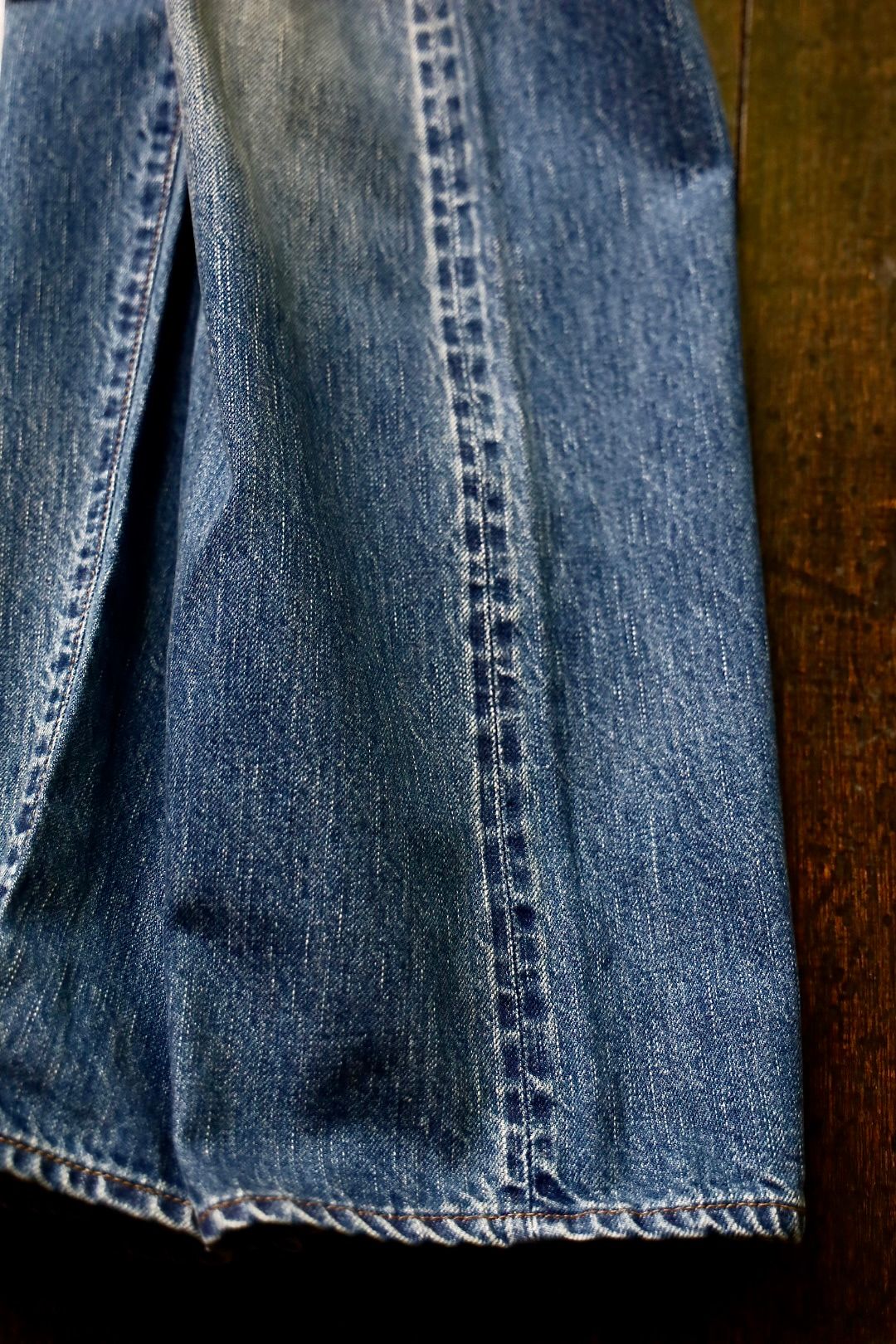 A.PRESSE - アプレッセ Washed Denim Pants E(AP-4004)BLEACH☆8 A.PRESSE - アプレッセ Washed Denim Pants E(AP-4004)BLEACH☆8