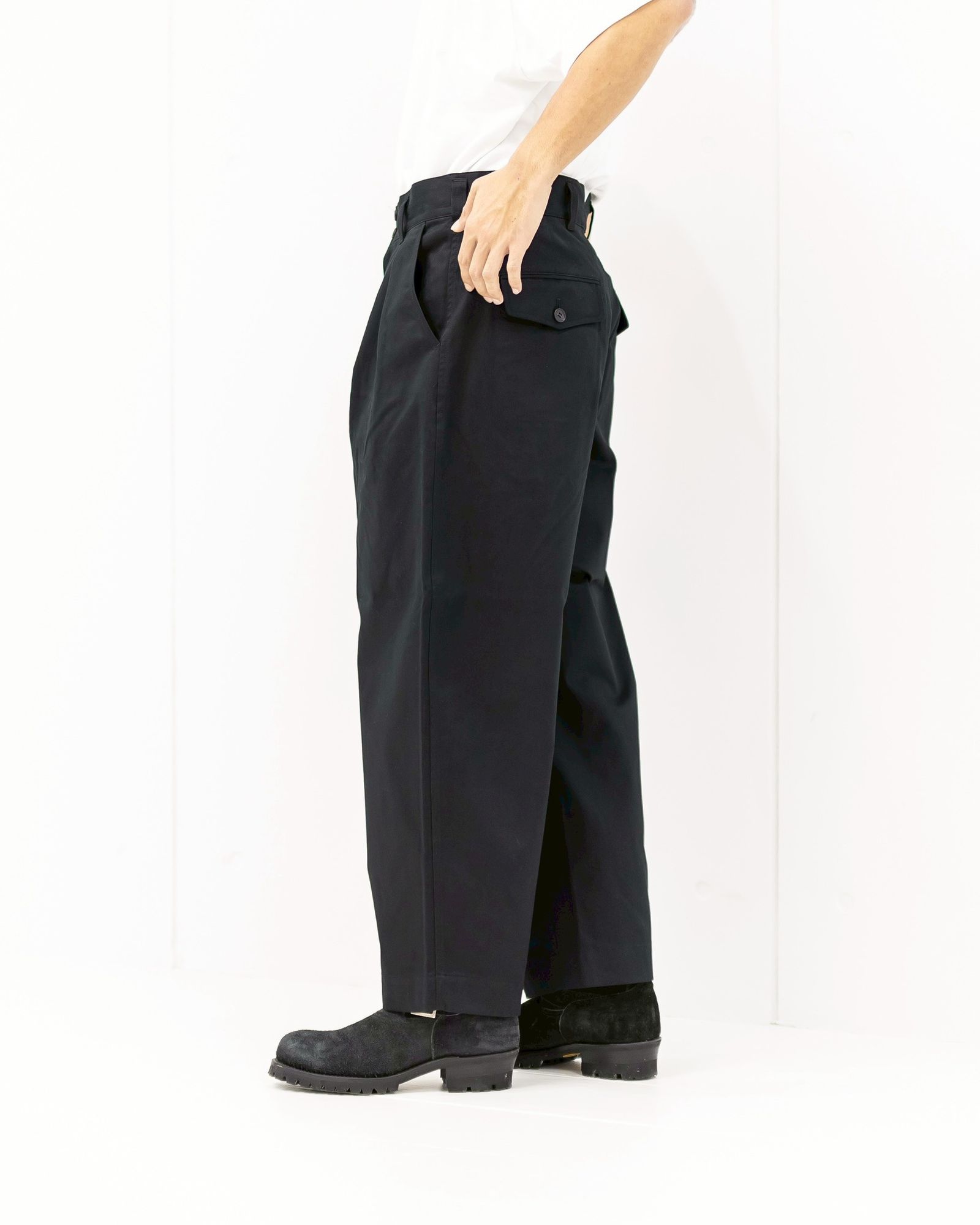コムデギャルソン　パンツ COMME des GARCONS HOMME PLUS 【値下げ】COMME 変形スラックス