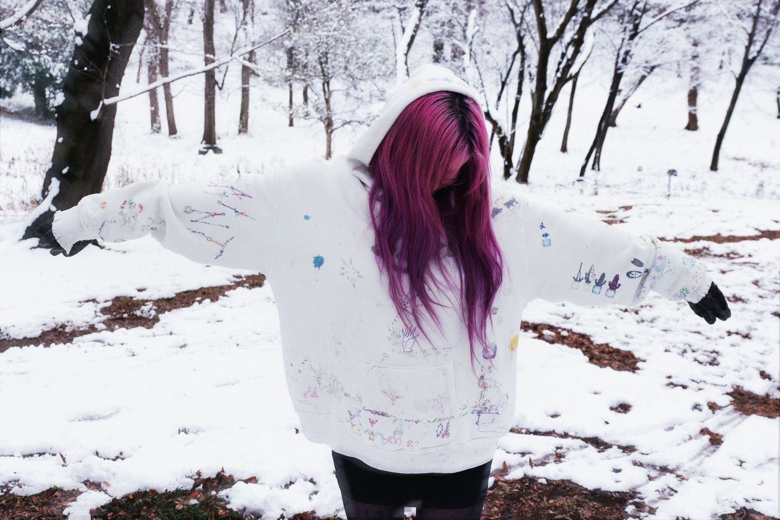 セントマイケル 26SS COCO_DOUBLE FACE HOODIE (SM-MK8-0000-C17)WHITE☆2月21日(土)10:00発売！