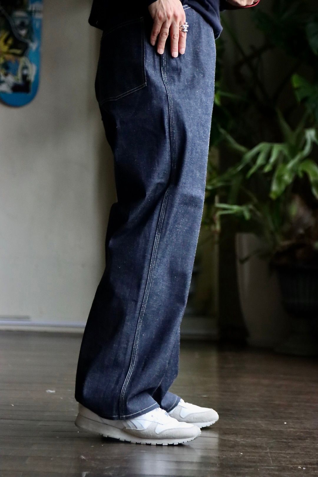 海外販売 A.PRESSE 23SS Washed Denim Pants E アプレッセ デニム