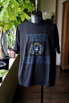 フレッシュサービス CORPORATE PRINTED S/S TEE "COLLEGE"(FSC253-70013)BLACK★8月16日(土)発売！
