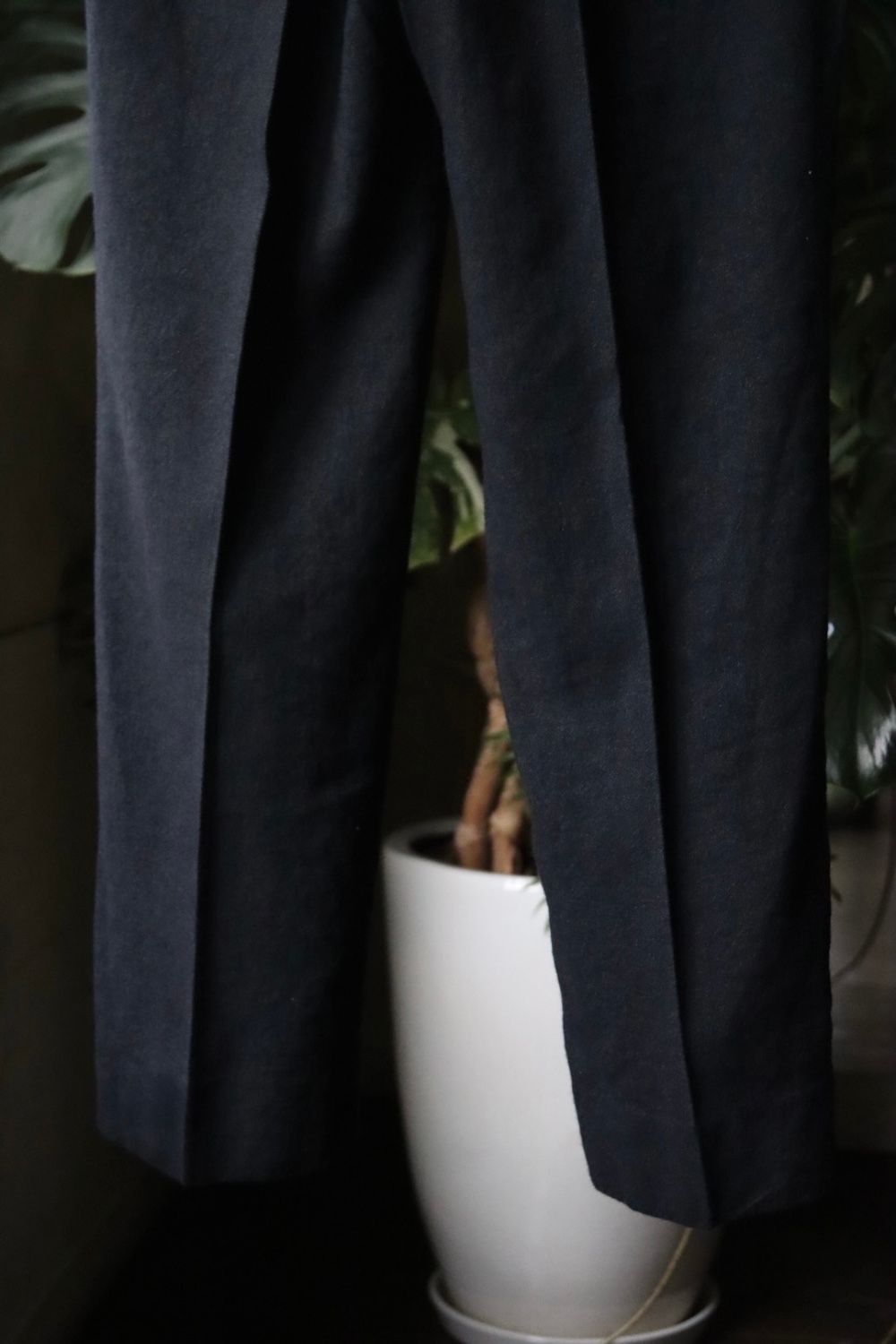 アプレッセ22FW Wide Tapered Trousers(22AAP-04-03M)NAVY