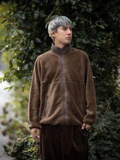 Graphpaper Wool Boa Zip-Up Blouson MARK STYLE