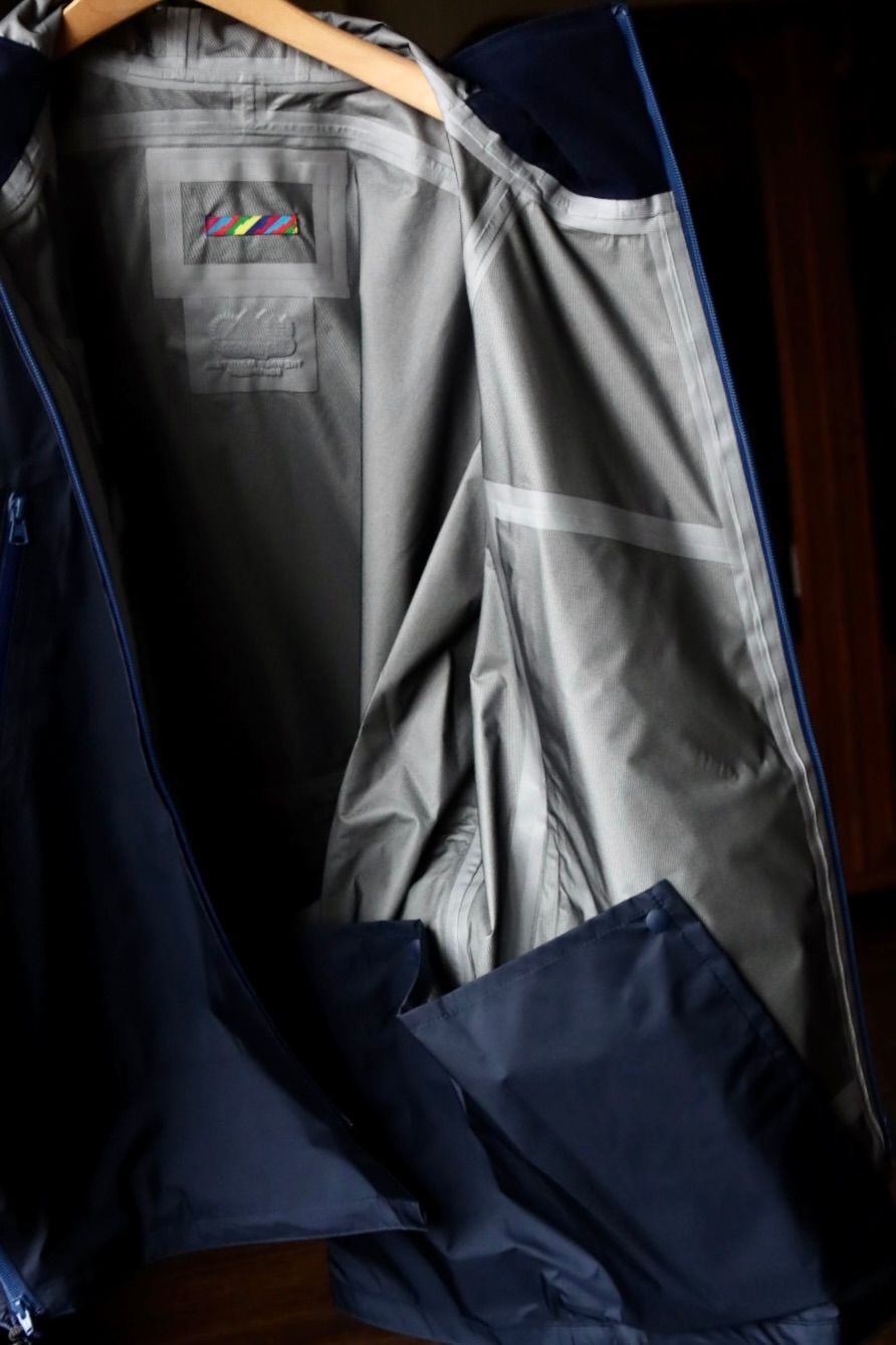 is-ness イズネス24SS 3-LAYER TRANSFORMABLE JACKET(1006SSJK01)NAVY