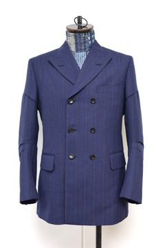 ジュンヤワタナベマン 26SS ウールストライプジャケット(WQ-J018-051)