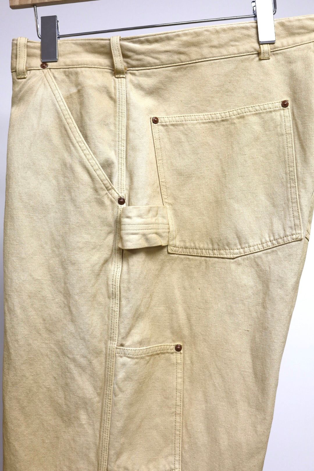 アプレッセ 2026 STYLE1 Vintage Silk Hemp Painter Pants (26SAP-04-07)BEIGE☆1月24日(土)発売！