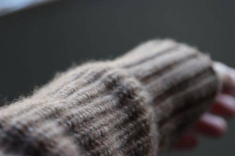 A.PRESSE Fisherman Pullover Sweater"BROWN"style.2021.12.14.