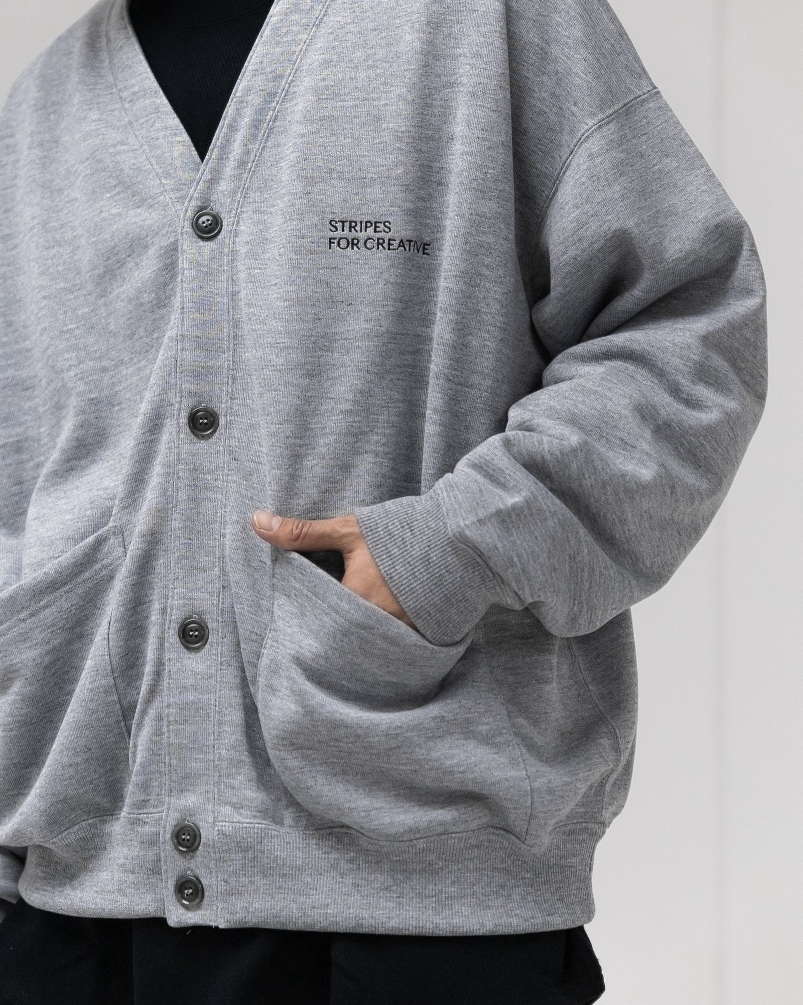 S.F.C-Stripes For Creative- TECH SWEAT CARDIGAN MARK スタイル