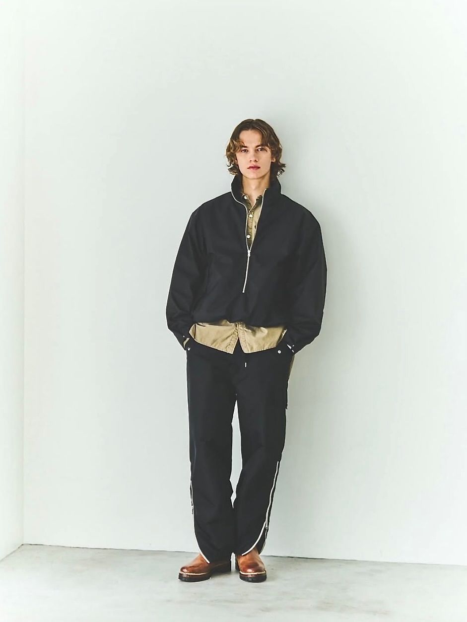 CHASSE チェイスQUARTER ZIP-3LW(CH-25FW-BL1)Black