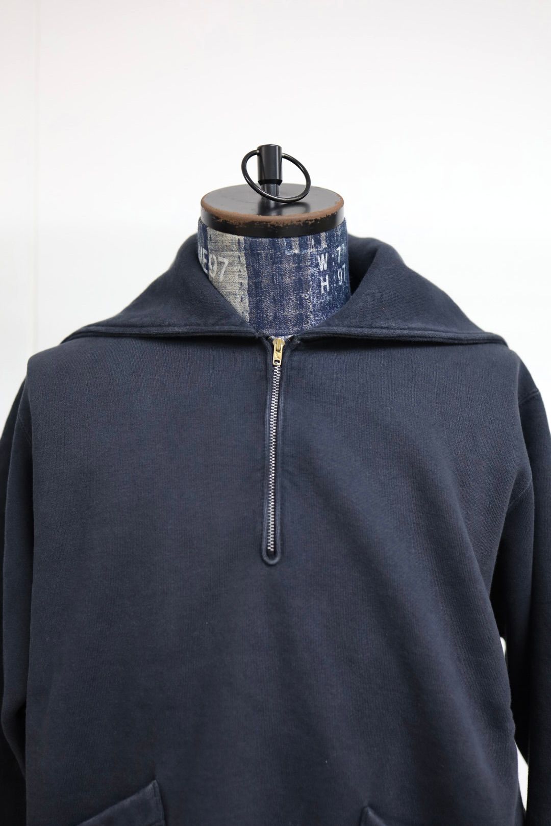 アプレッセ 2026 STYLE1 Vintage Sailor Hood Half Zip Sweatshirt (26SAP-05-13)BLACK☆1月24日(土)発売！