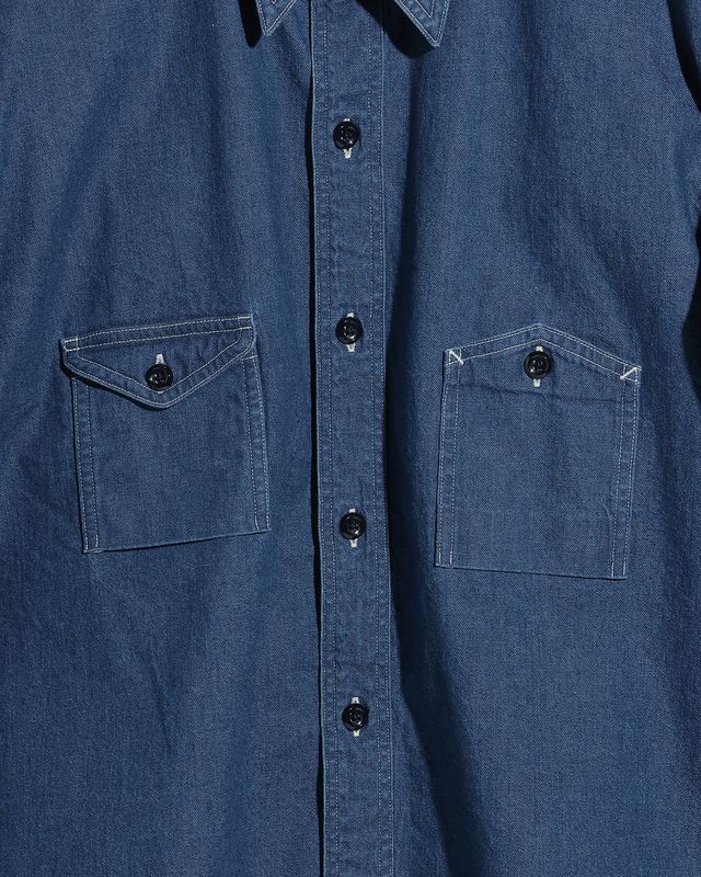 ファウンダ 25AW DENIM SHIRT (015FD252003)ONE WASH