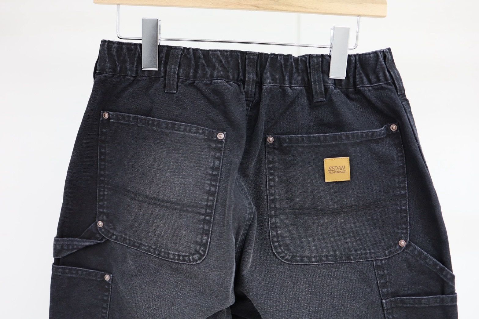 セダンオールパーパス 26SS Vintage Washed Double Knee Pants(SD26S-PT04)Black☆3月7日(土)発売！