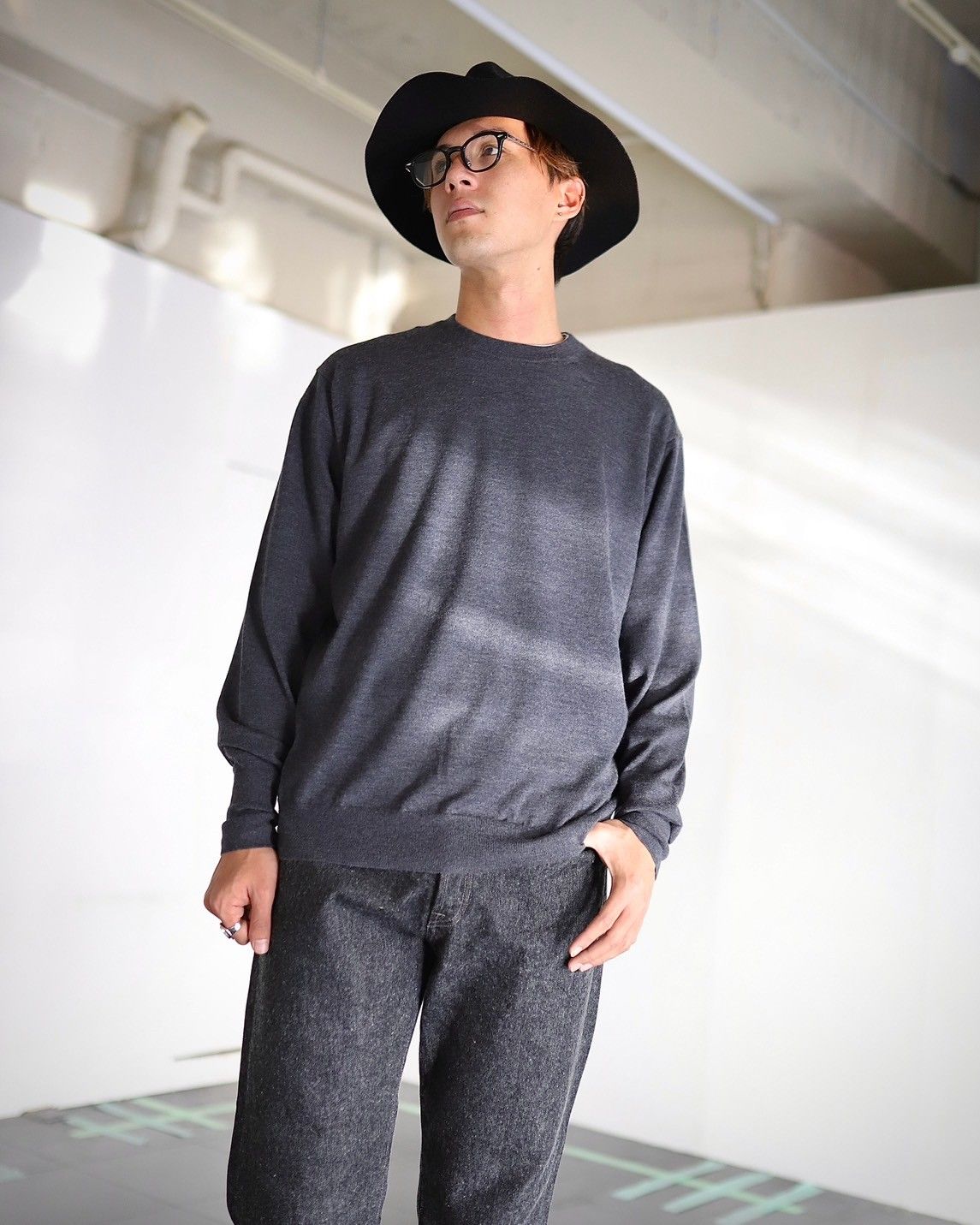 未使用 24AWデパリエ ウールツイルオールインワン