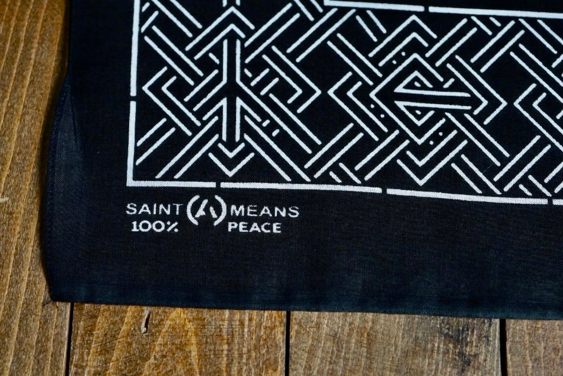 セントマイケル 26AW CROSS BKM_BANDANA(SM-MK1-0000-C61)BLACK☆8月8日(土)発売！