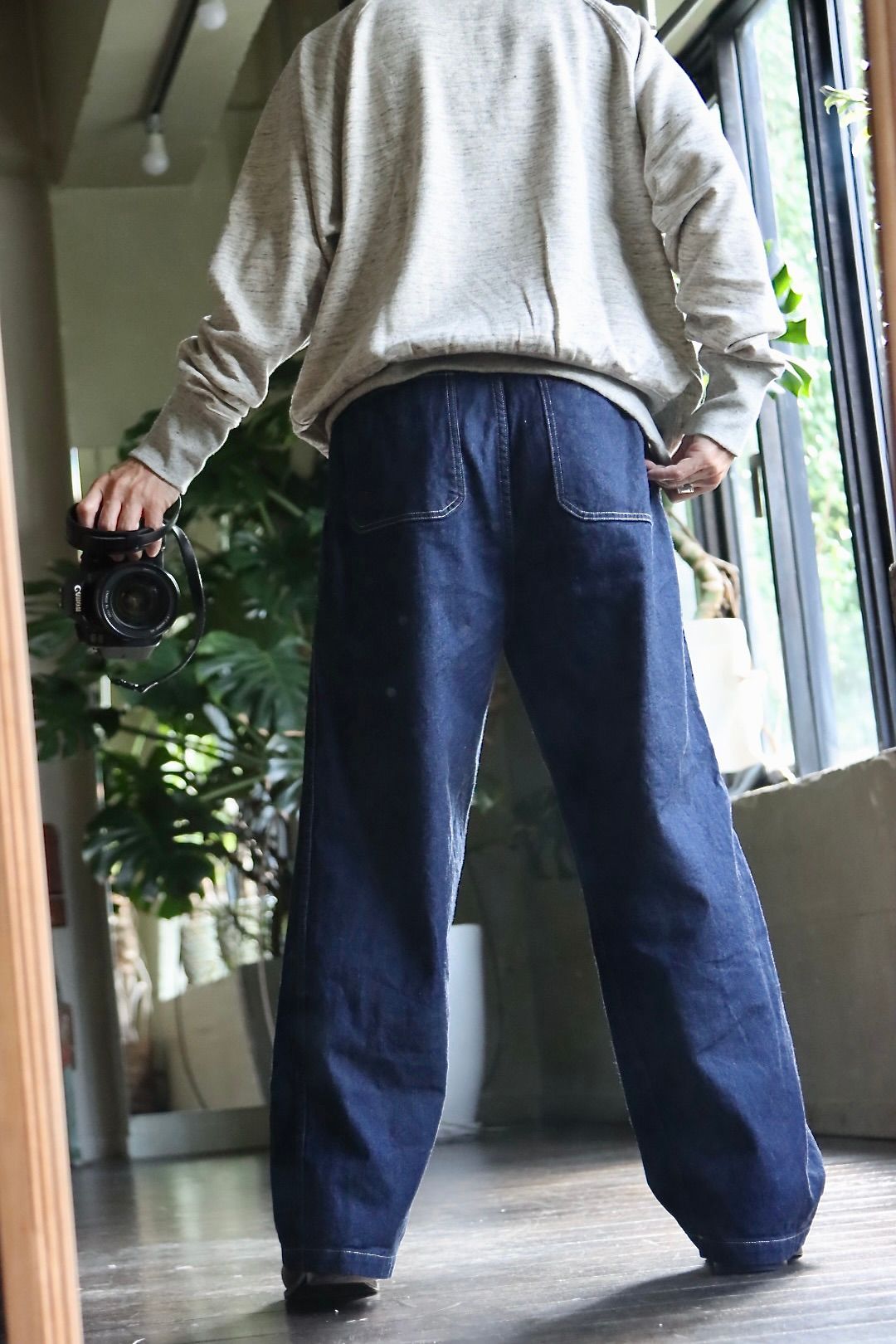CIOTA 22AW デニムベイカーパンツスタイル.2022.8.30.