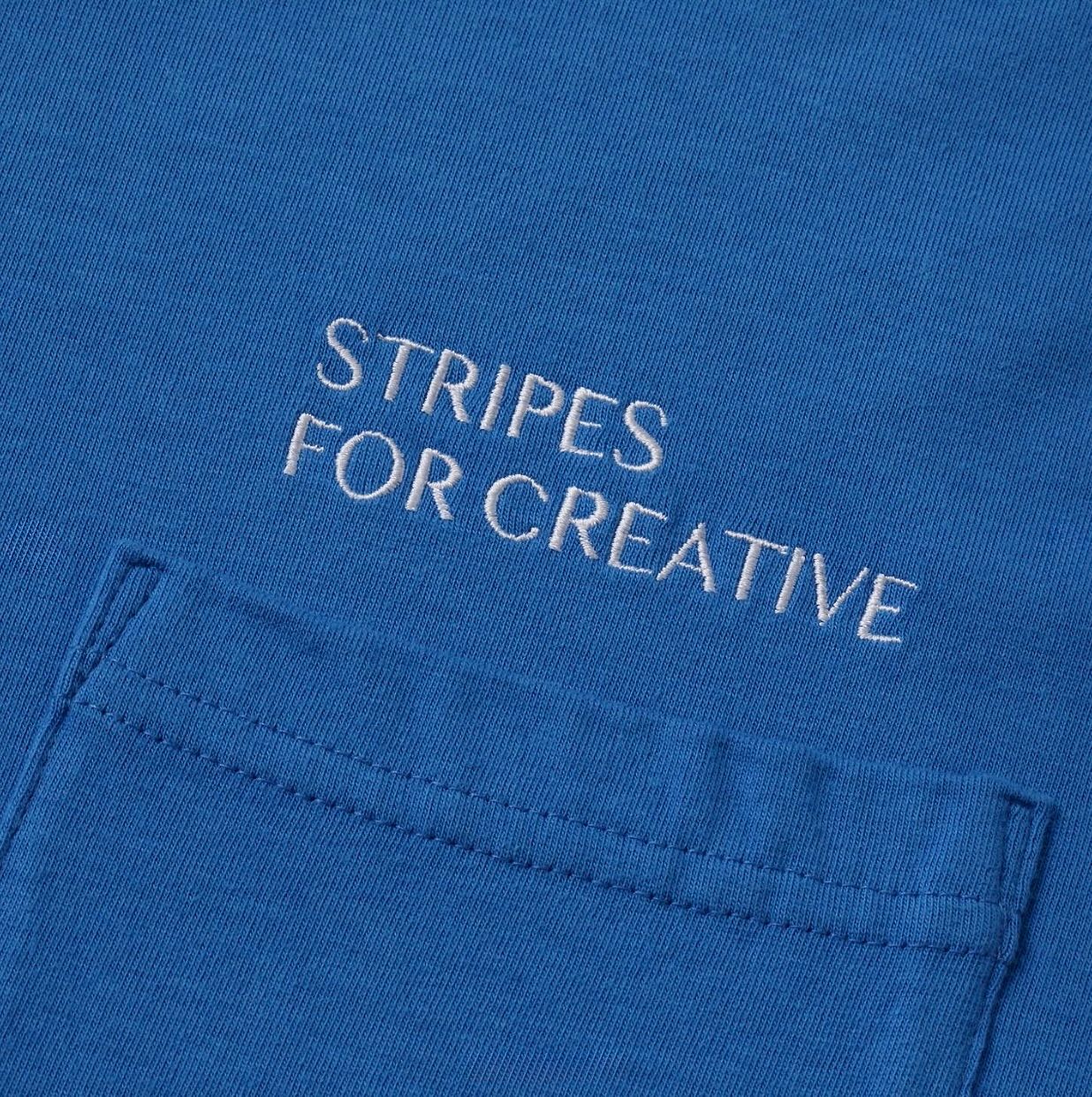 S.F.C 25SS エスエフシー SUPER BIG FLAT POCKET TEE(SFCSS25CS16)BLUE