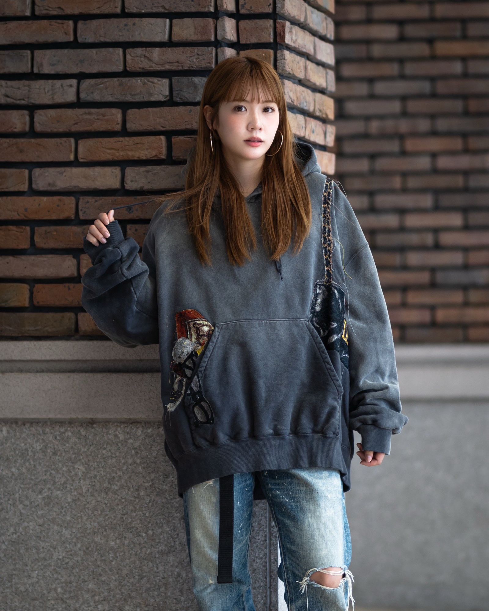 doublet 26AW TROMPE L’OEIL EMBROIDERY HOODIE style2026.7.21