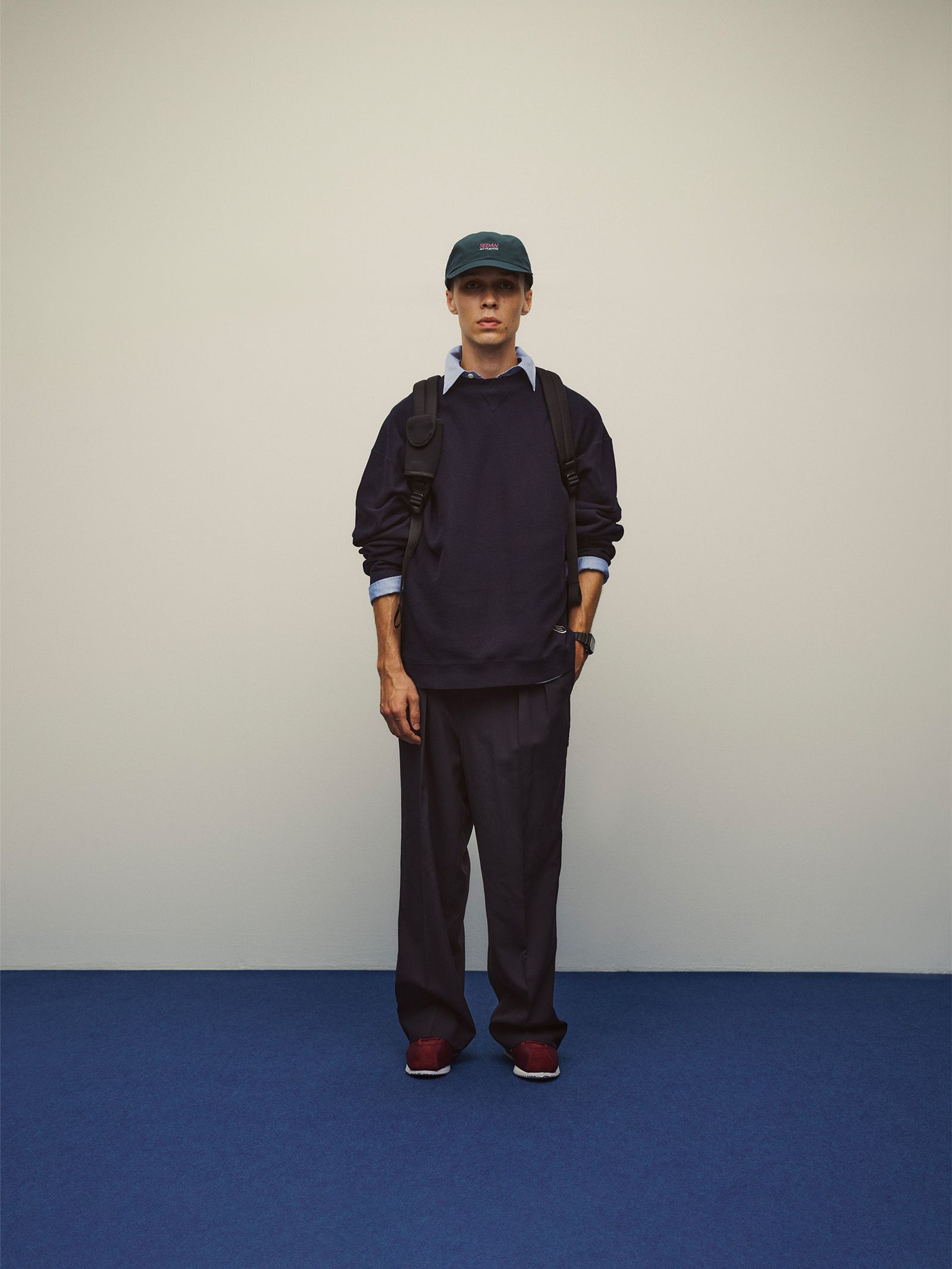 セダンオールパーパス SS25 Tech Logo Camp Cap(SD25S-CP01)Dark Green☆4月19日(土)発売
