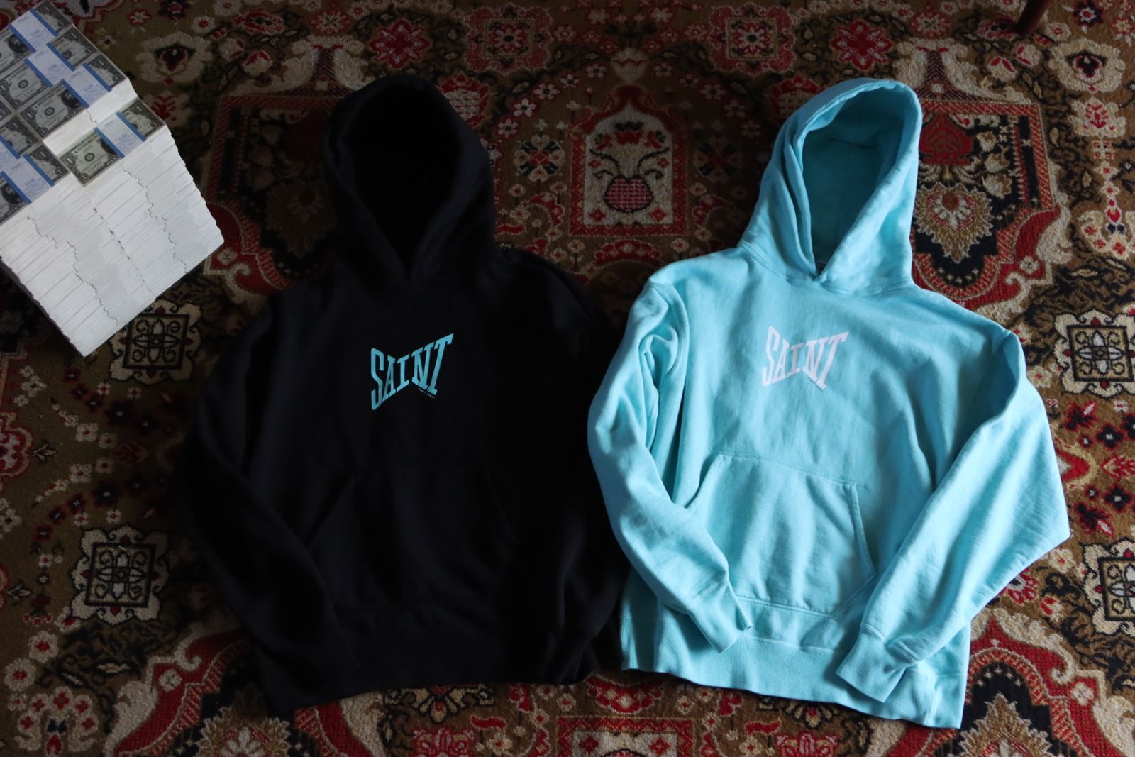 SAINT M×××××× - セントマイケル23SS SAINT HOODIE (SM-S23-0000-048)BLUE | mark