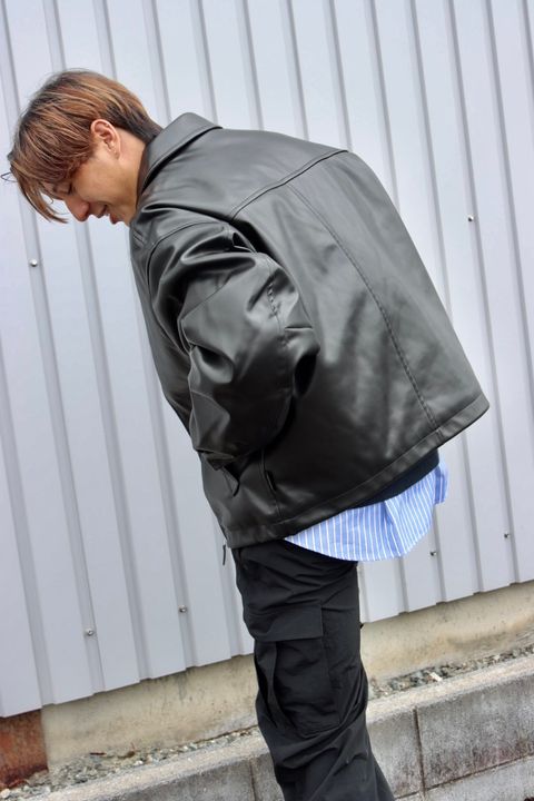 SEDAN ALL-PURPOSE セダンオールパーパス 23AW Synthetic Leather Sports Jacketスタイル