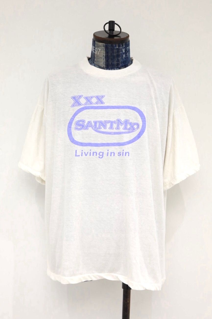 セントマイケル 26AW XXX_SS T-SHIRT (SM-MK1-0000-016) WHITE