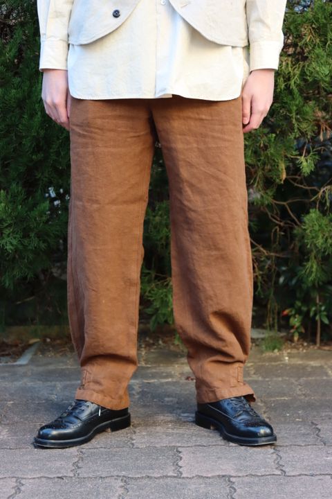 Ets.MATERIAUX M38 Motor cycle coat"BROWN"style.
