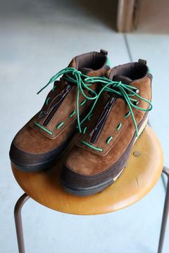 イズネス 25AW FLOW-MID SHOES is-ness×SUICOKE(25AW_40_1007AWSHOES01)BROWN×GREEN☆新作発売！