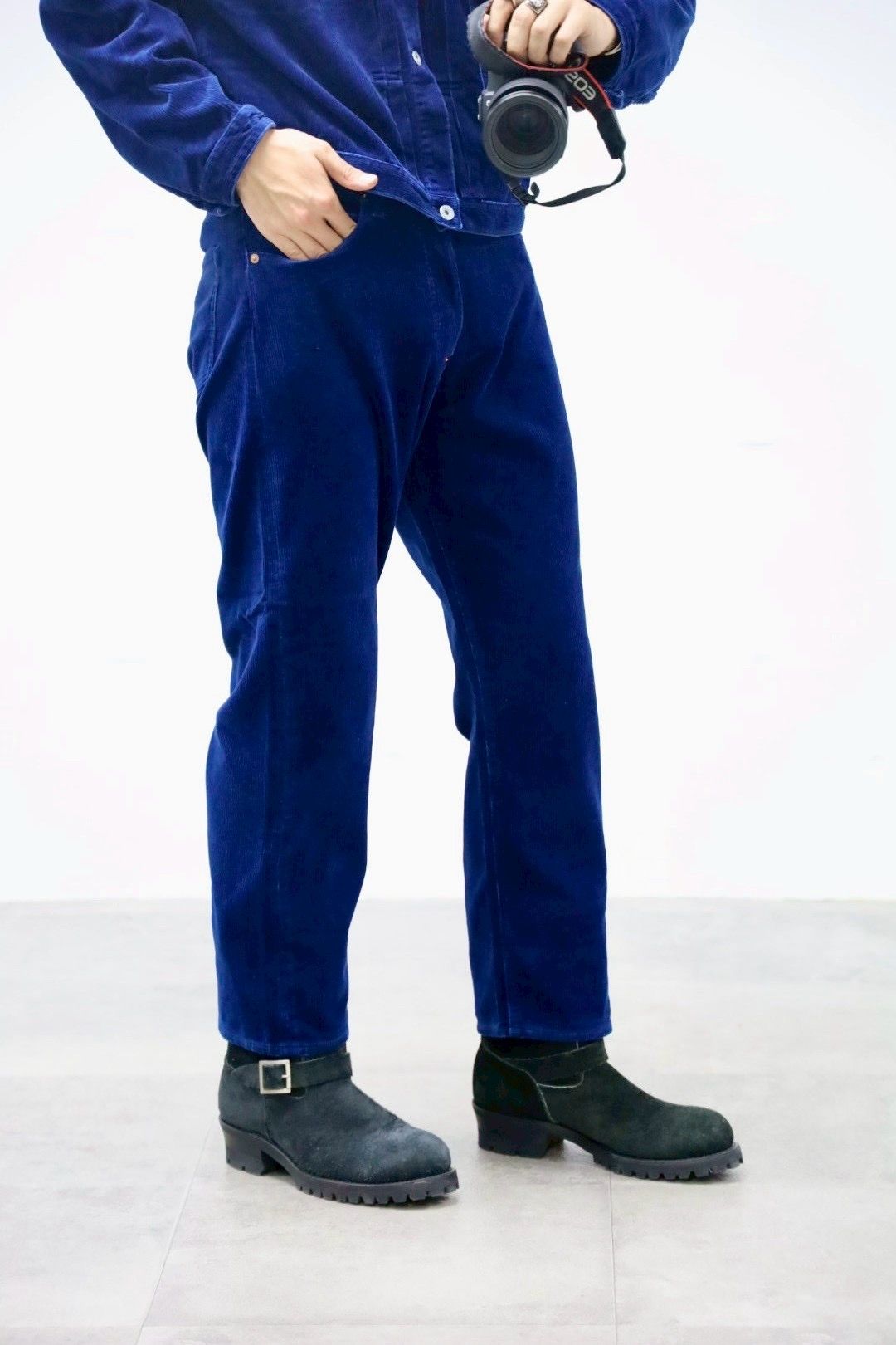ファウンダ 25AW CORDUROY PANTS(015FD252020)INDIGO☆新作発売！
