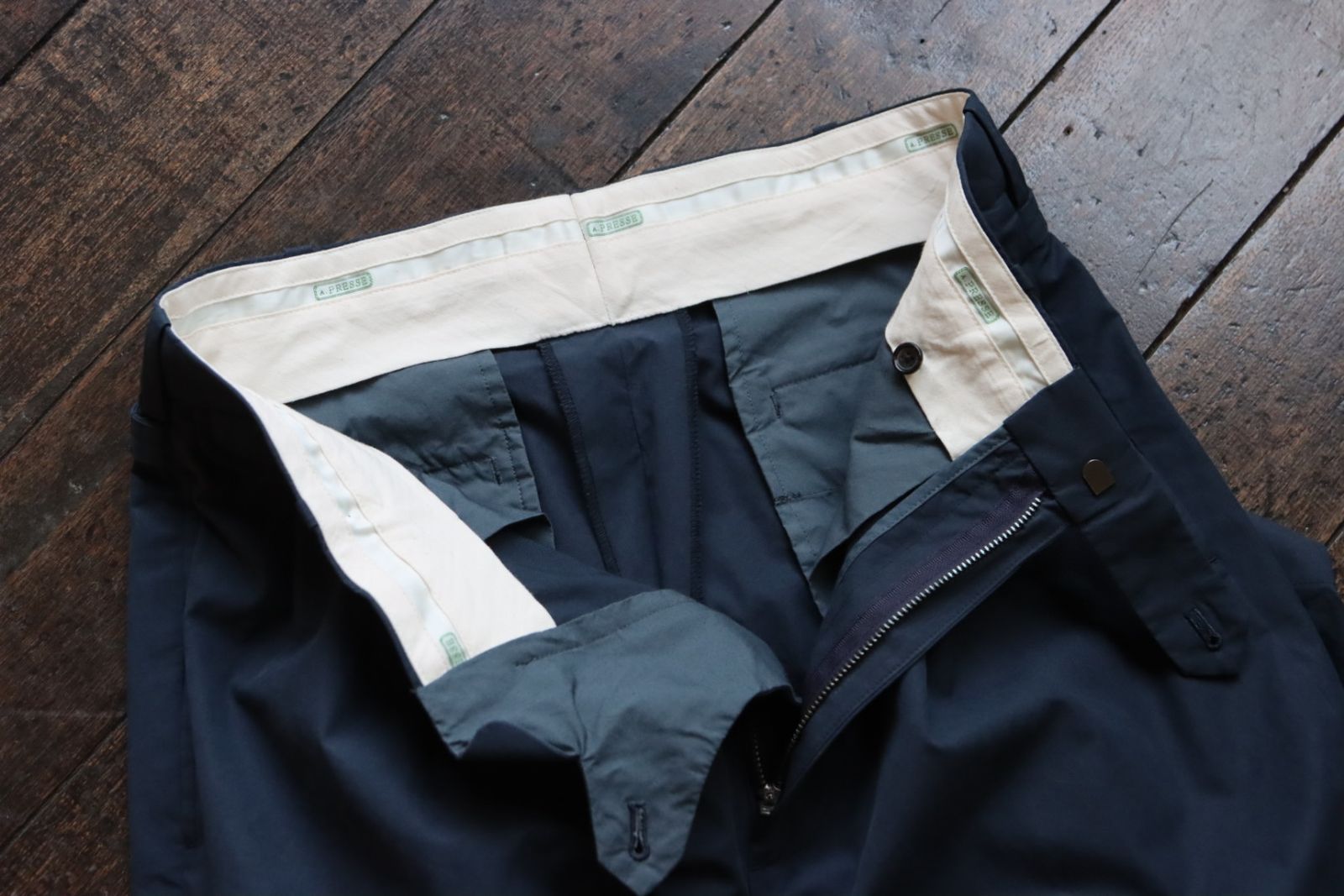 アプレッセ23SS High Density Weather Cloth Trousers (23SAP-04-21H)NAVY