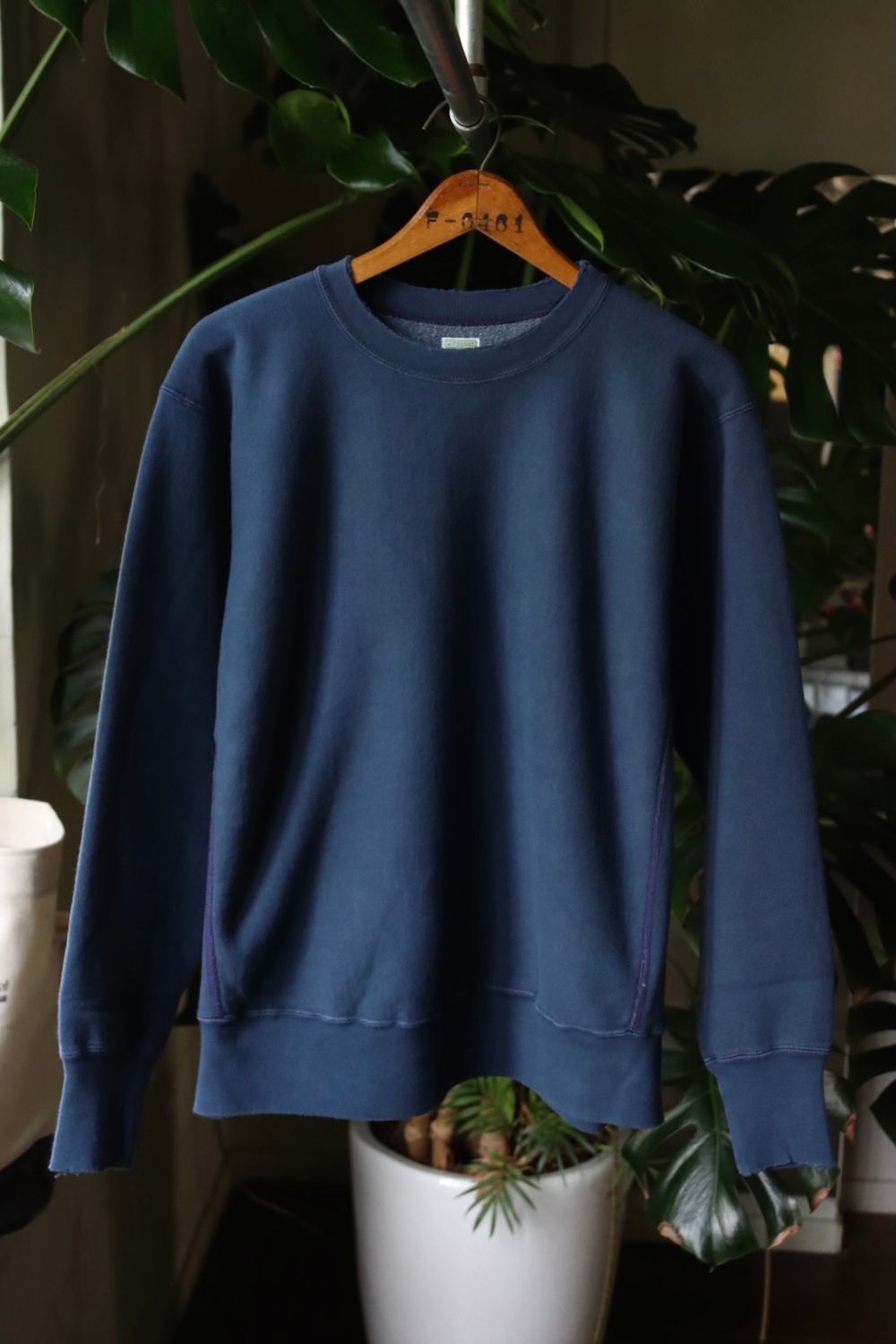 A.PRESSE / アプレッセ | Vintage Sweatshirt スウェット | 3 | ブルー | メンズ