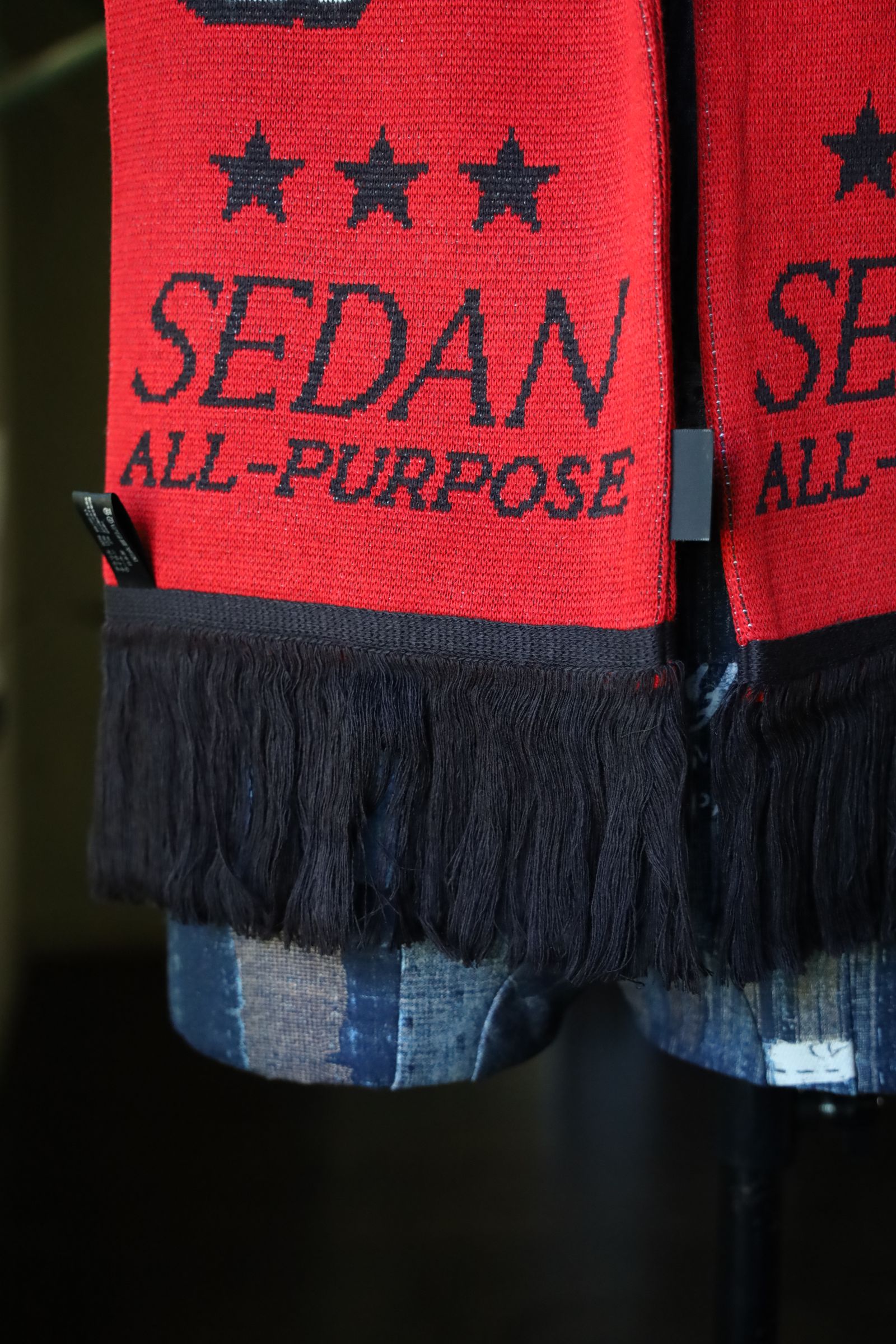 セダンオールパーパス FW24 Football Scarf(SD24F-ACO3)RED☆11月9日(土)新作発売！