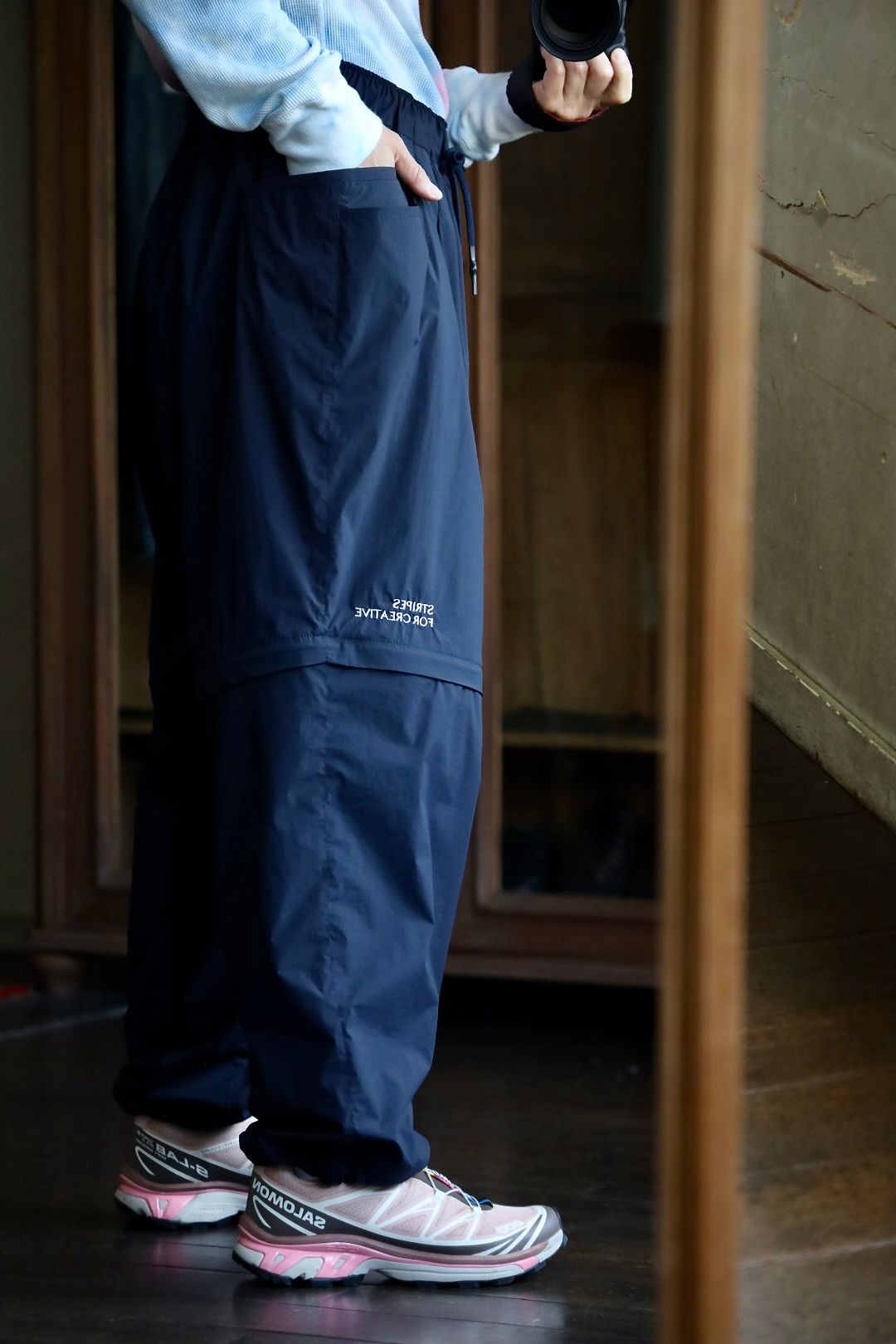 S.F.C 25SS エスエフシー SUPER WIDE DETACHABLE PANTS (SFCSS25SPP01)Navy☆5月10日(土)発売！