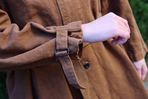 Ets.MATERIAUX M38 Motor cycle coat"BROWN"style.
