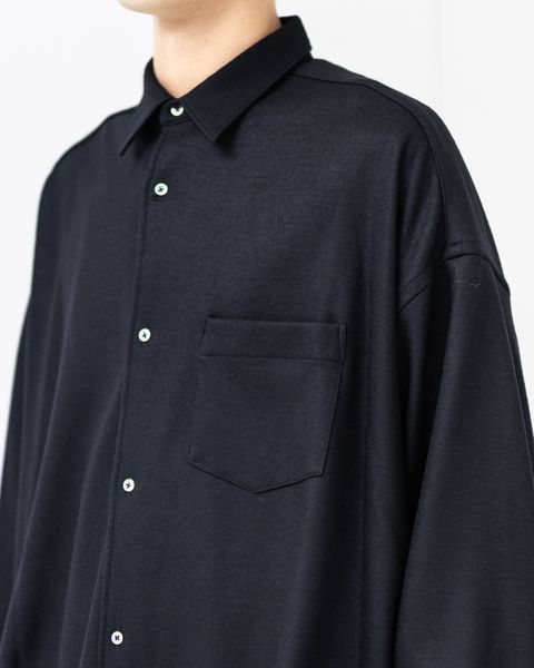 Graphpaper Wool Smooth Flannel Oversized Regular Collar Shirt 10月4日(土)新作発売！
