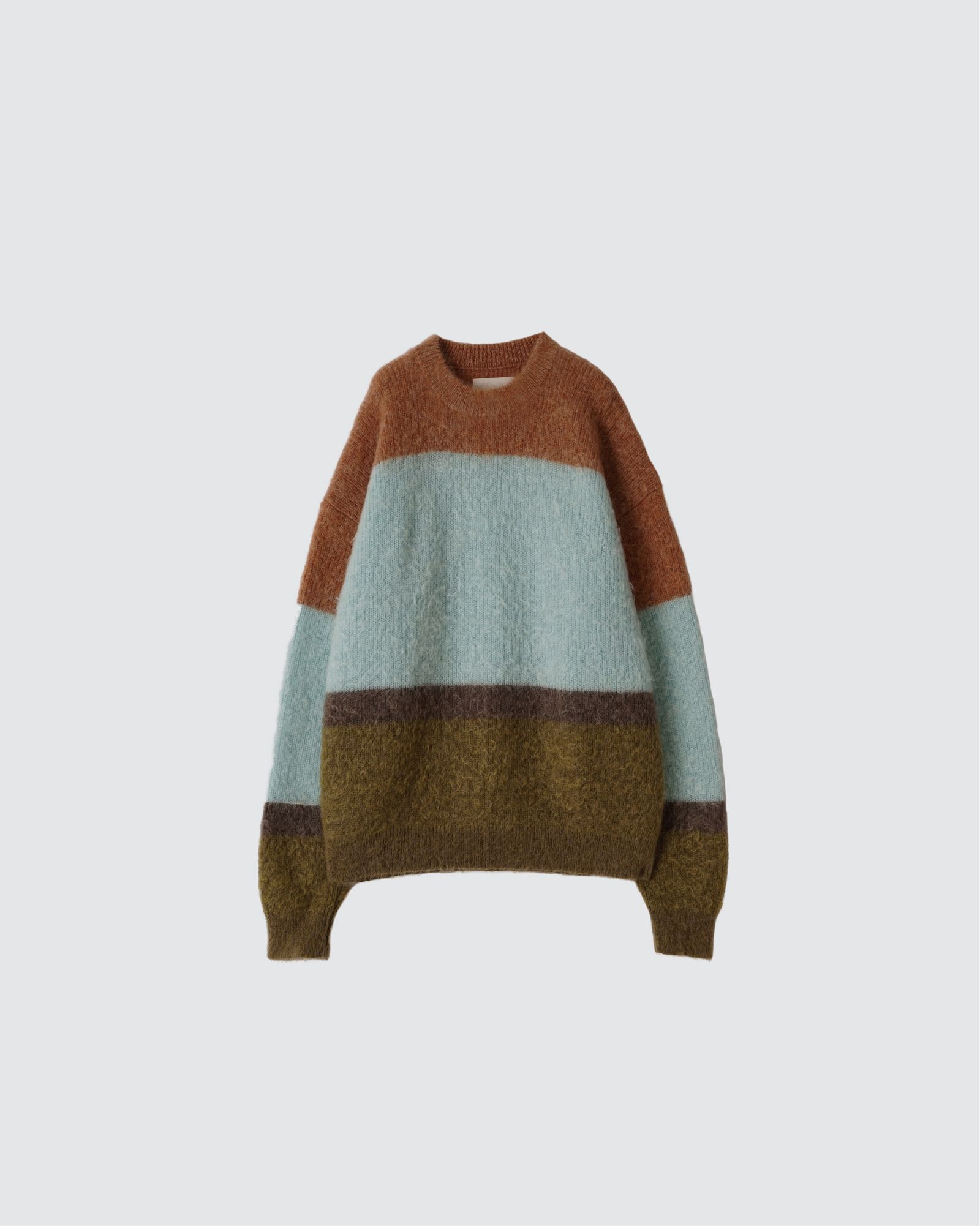 YOKE - ヨーク23AW MOHAIR BORDER CREWNECK SWEATER(YK23FW0572S YOKE - ヨーク23AW MOHAIR BORDER CREWNECK SWEATER(YK23FW0572S