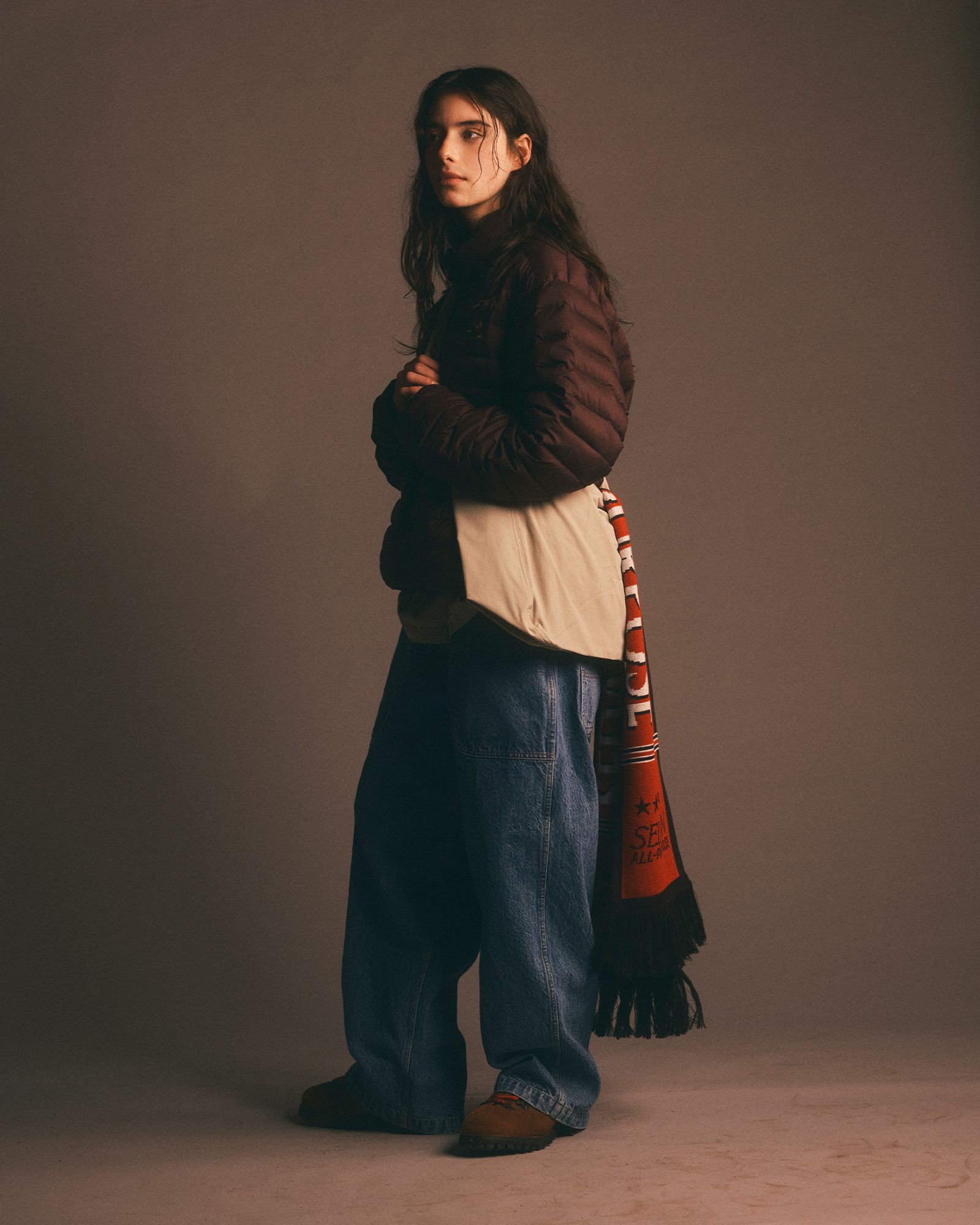 セダンオールパーパス FW25 Football Scarf(SD25F-AC05)Red☆11月1日(土)発売!