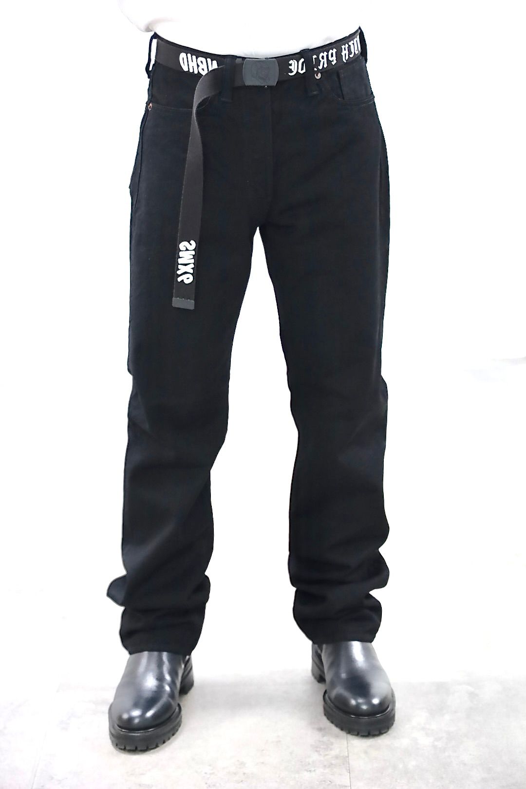 ©SAINT M×××××× 26SS BLACK DENIM PANTS/STRAIGHTスタイル