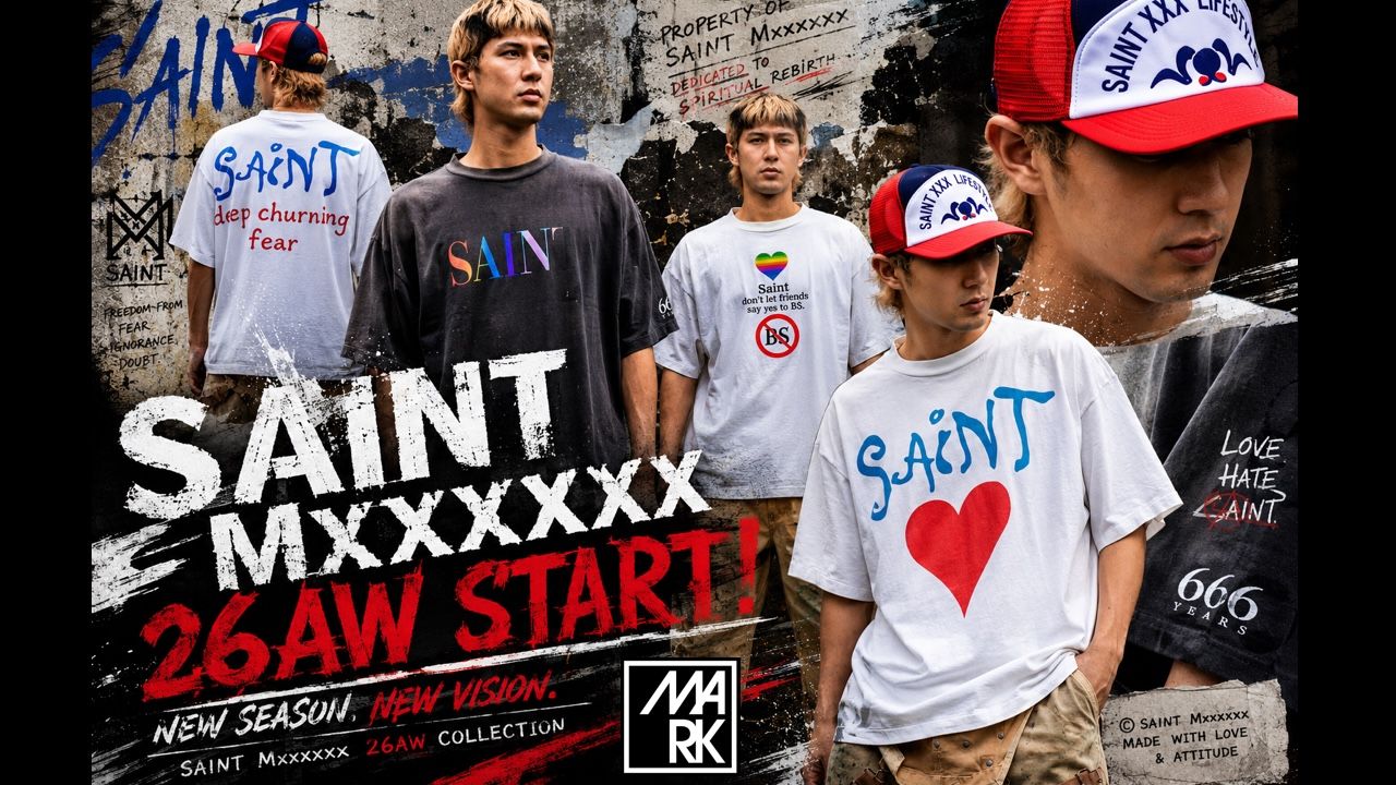 ©︎SAINT Mxxxxxx 2026AW☆7月6日(月)10:00新作発売！