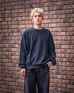 blurhms Mens 25FW Rough&Smooth Thermal P/O(bROOTS24F29F25)HeatherCharcoal☆8月29日(金)新作発売！