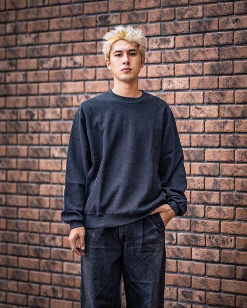 blurhms Mens 25FW Rough&Smooth Thermal P/O(bROOTS24F29F25)HeatherCharcoal☆8月29日(金)新作発売！