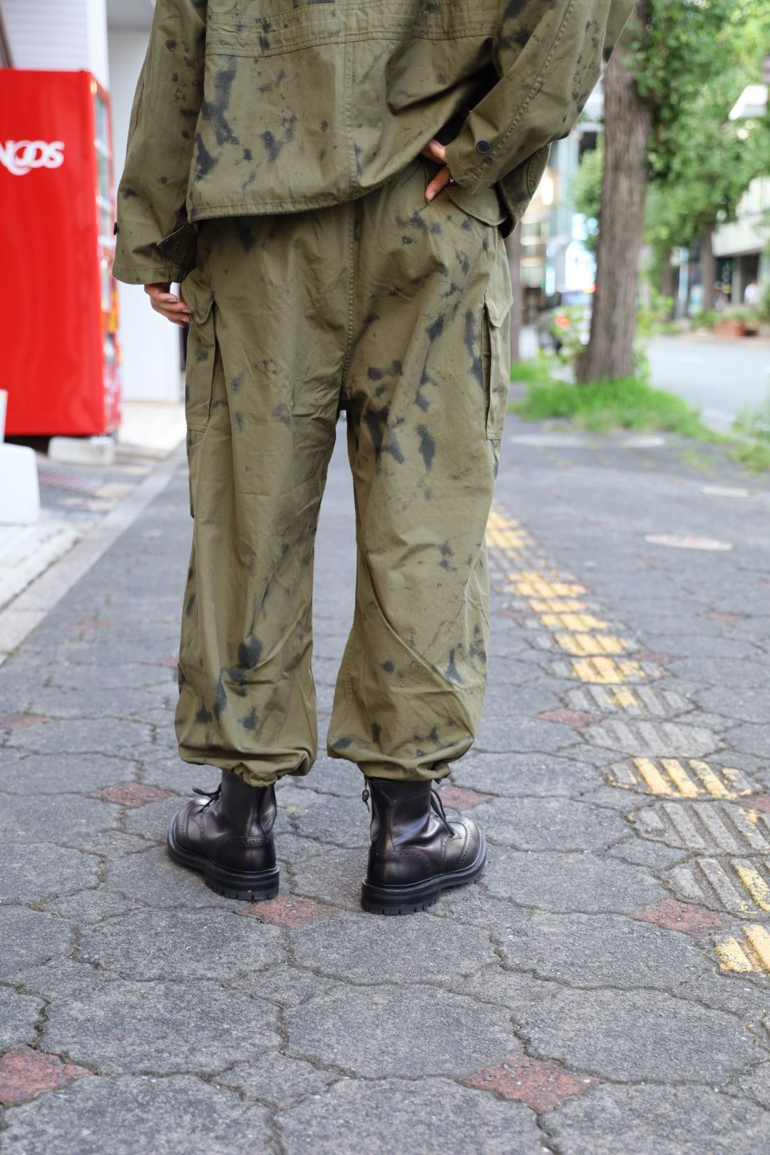 Gurank グランク Poplin camouflage cargo pants(2552)KHAKI/BLACK★新作発売！