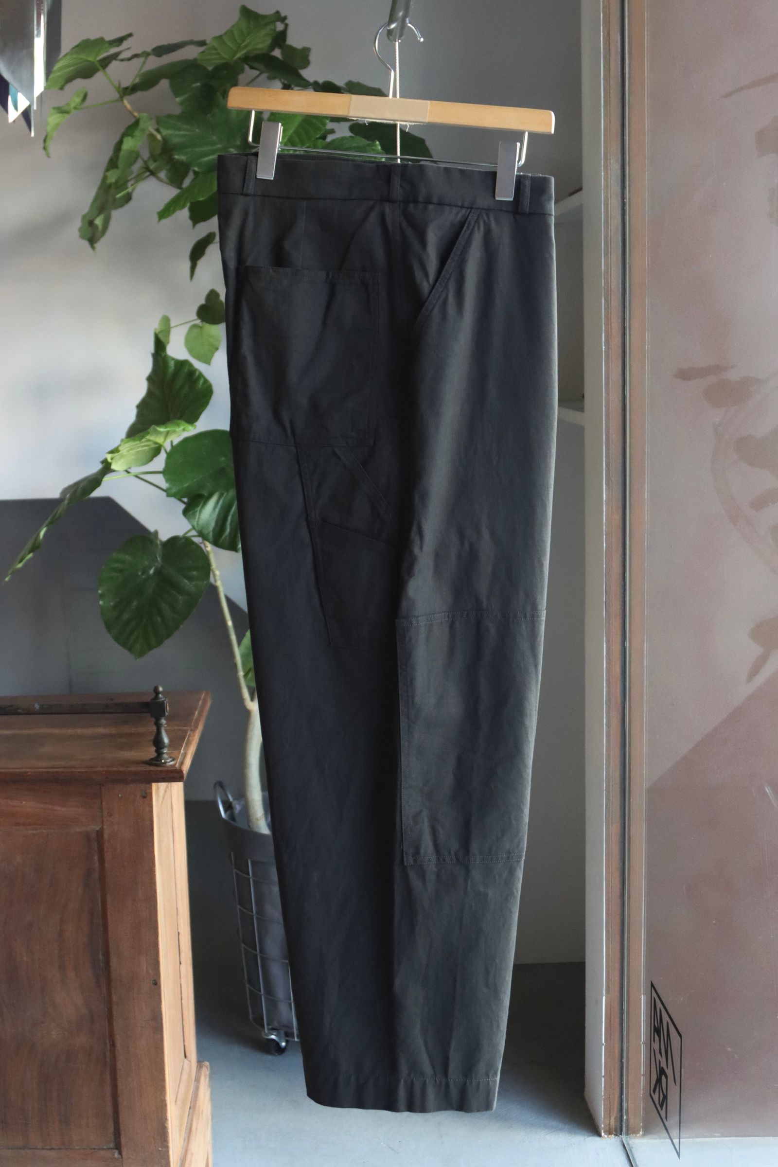 blurhms 25FW Cotton Serge Work Pants(BHS25F028)InkBlack