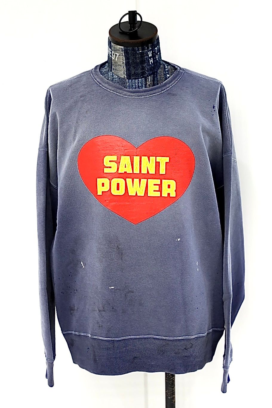 セントマイケル SAINT POWER CRW NECK SWT/NAVY(SM-HR1-0000-048)