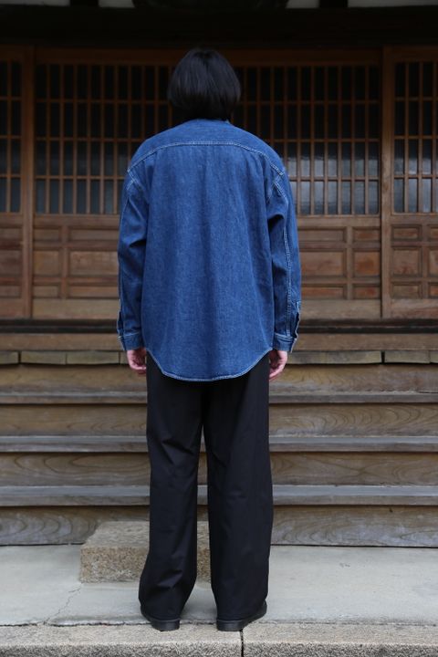Graphpaper Denime Regular Collar Shirt style.2021.2.20.