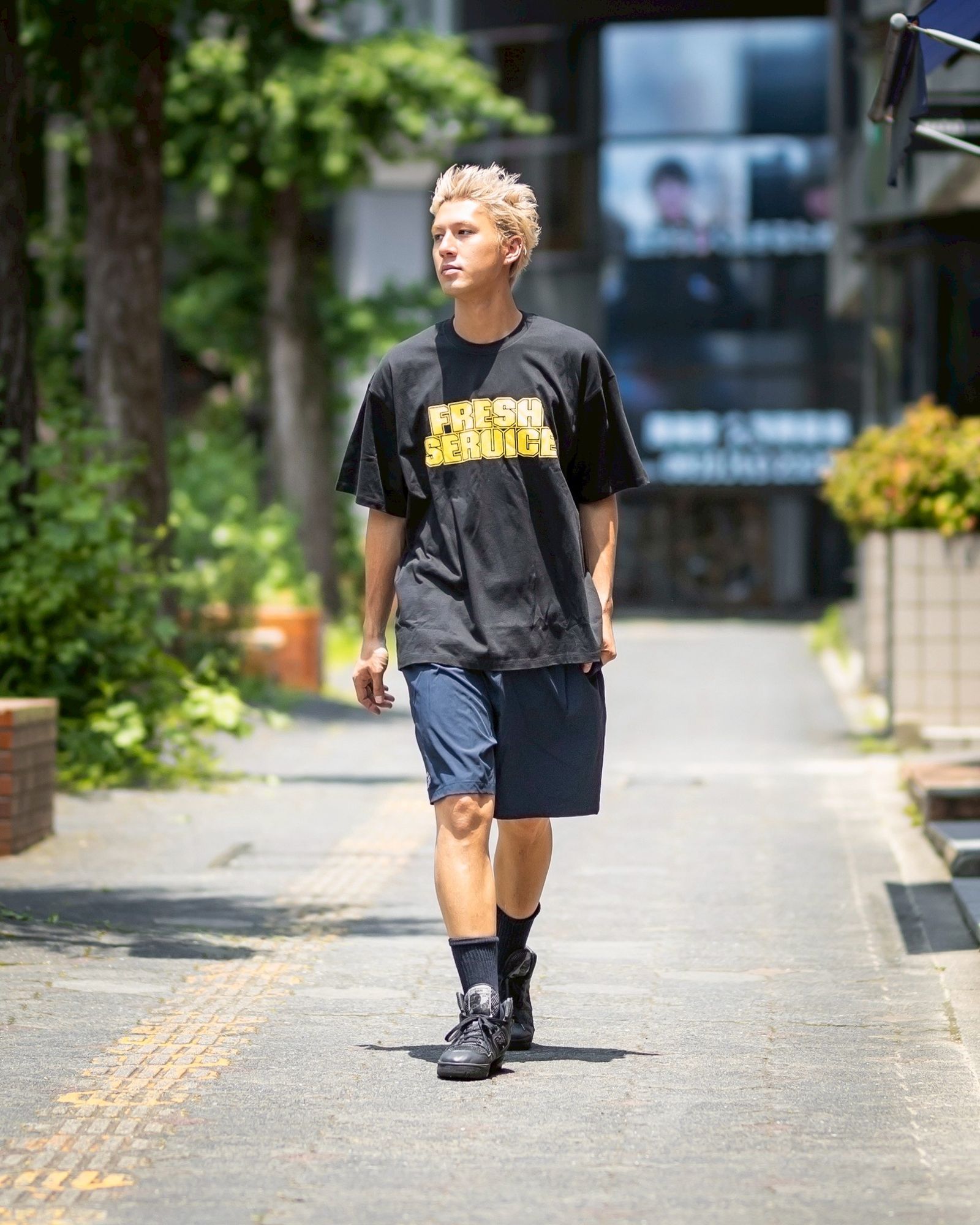 FreshService - フレッシュサービス ALL WEATHER SHORTS (NAVY
